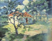 Kasimir Sergeevich Malevich Apple Blossoms (nn02) Sweden oil painting artist